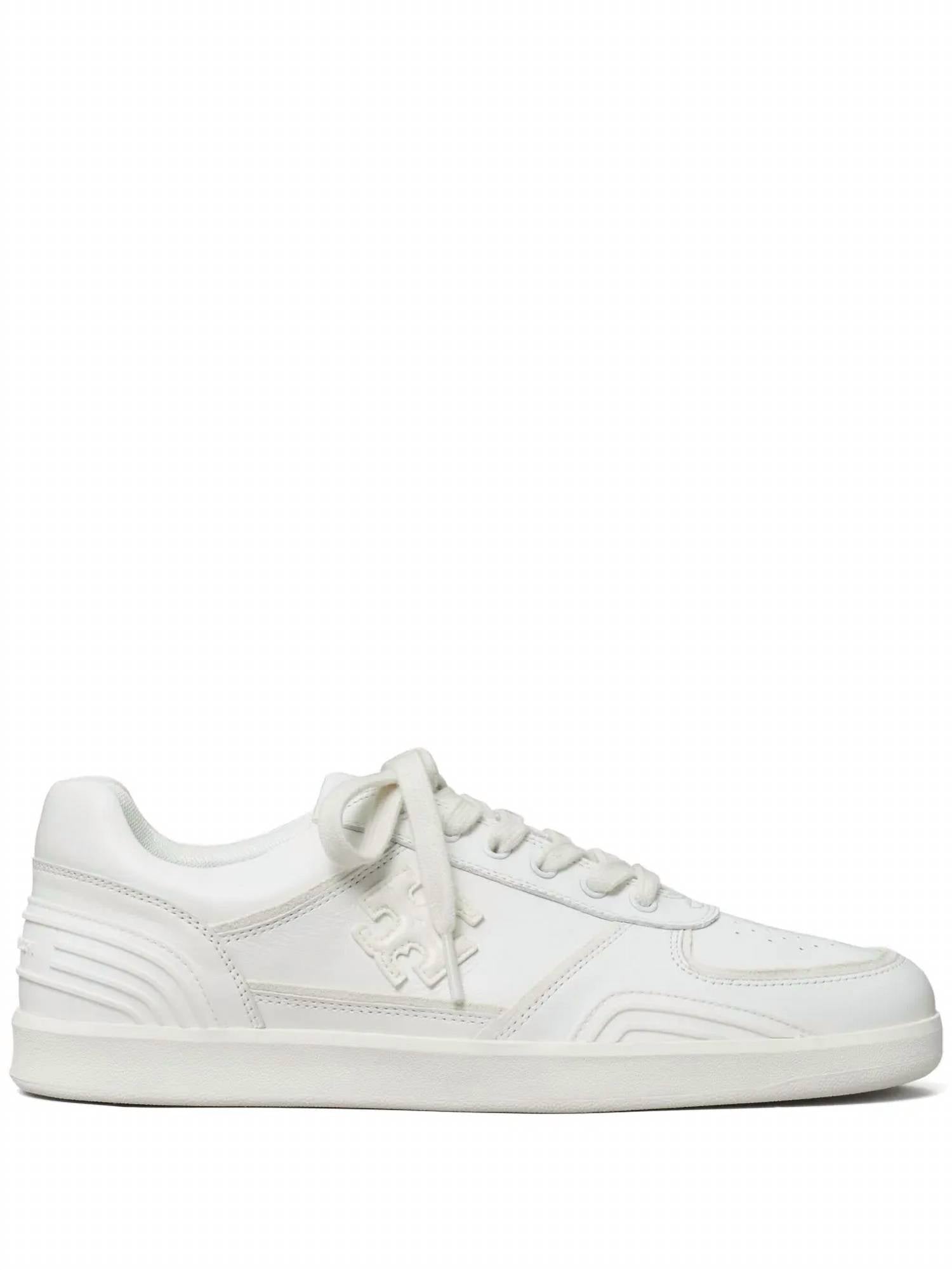 Tory Burch - Women's Clover Court Leather Sneakers