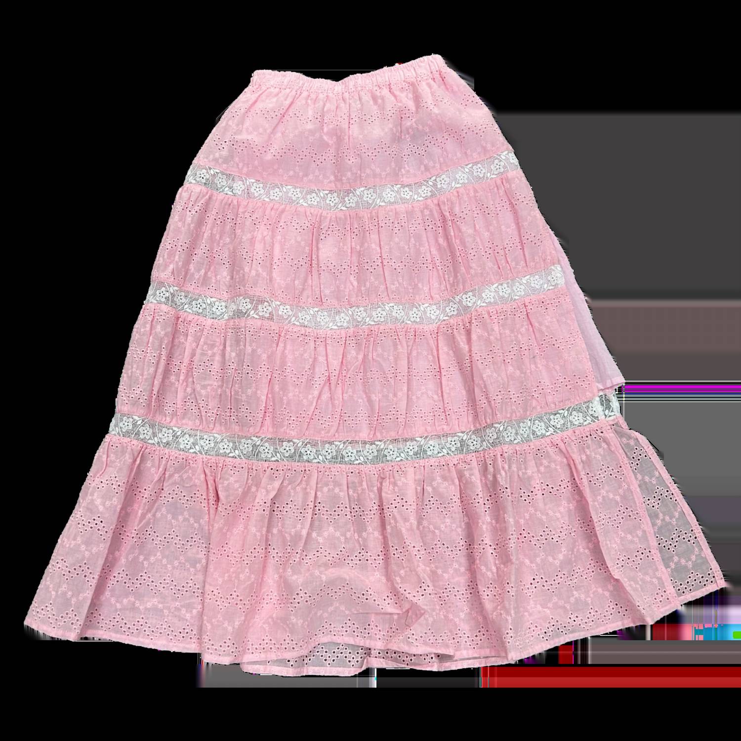 Little Olin - Girl's Long Ruffle Skirt