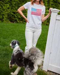 Sail To Sable - Short Sleeve Flag Sweater