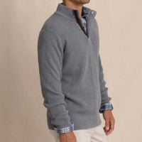 Southern Tide - Bass Creek Heather Quarter Button Sweater