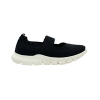 BERNIE MEV Women's Charm Weave Slip On in black black cream - women's flats