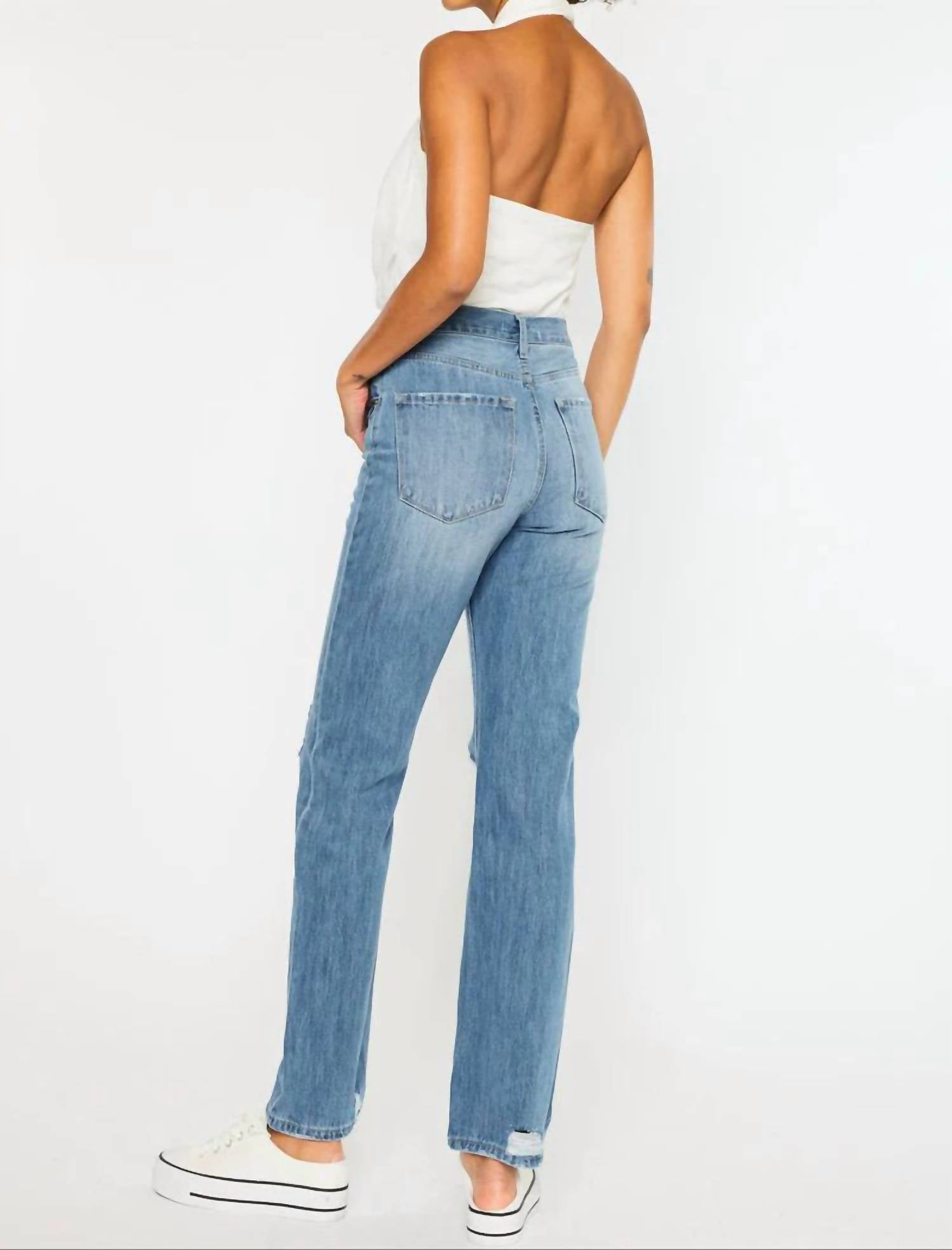 Kancan - Hattie High Rise 90's Straight Leg Jeans