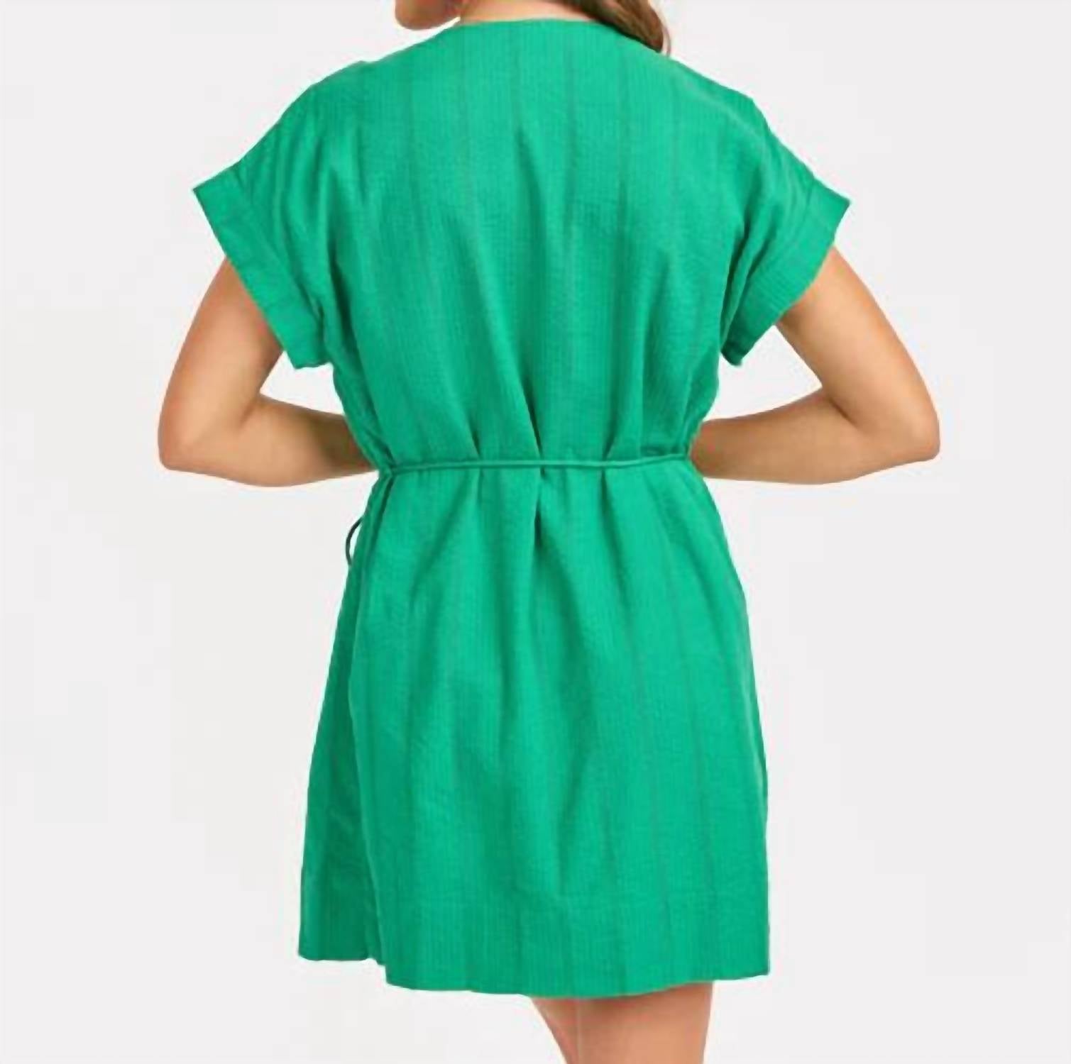 Sadie & Sage - Radiate Pintuck Mini Dress