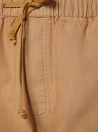 Mother - Drawn Half-pipe Ankle Drawstring-waist Pants