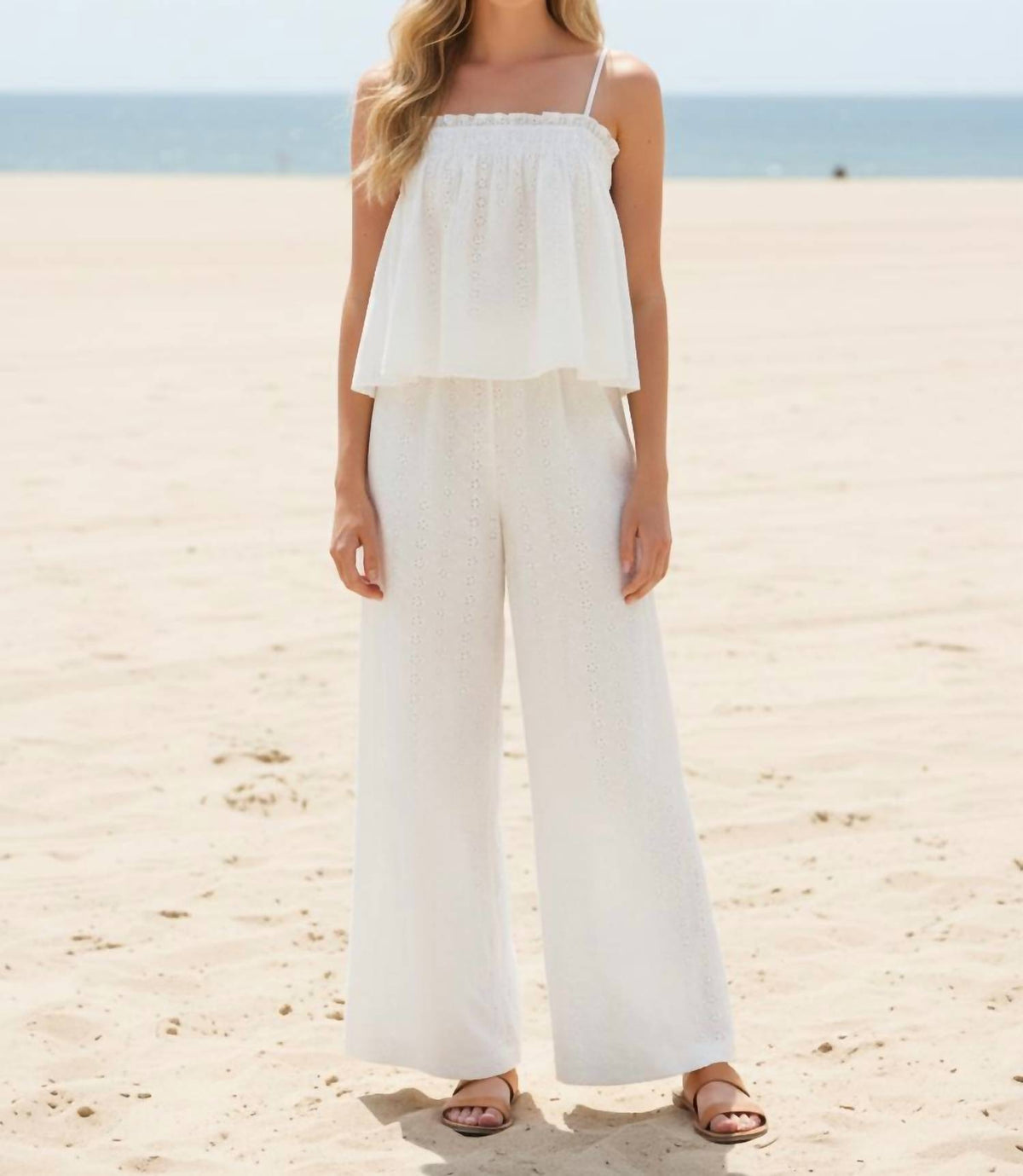 Klesis - Eyelet Pants Set