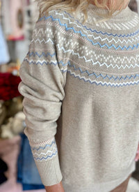 Charlie B - Mock Neck Sweater Top