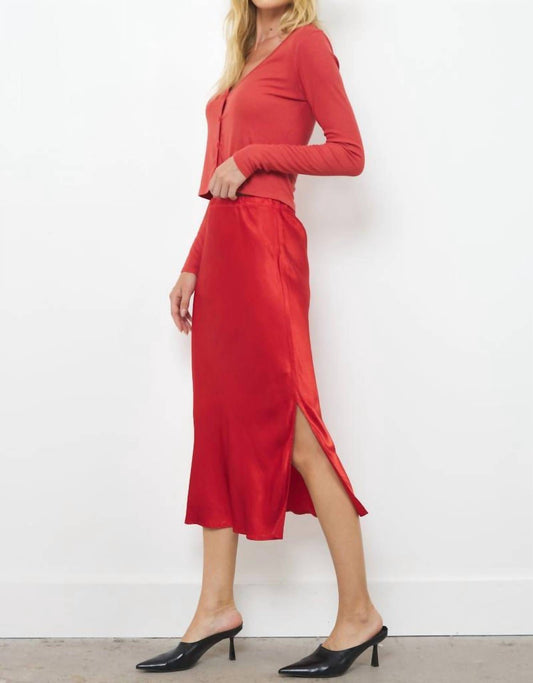 Lamade - DORIT SILKY SLIP SKIRT