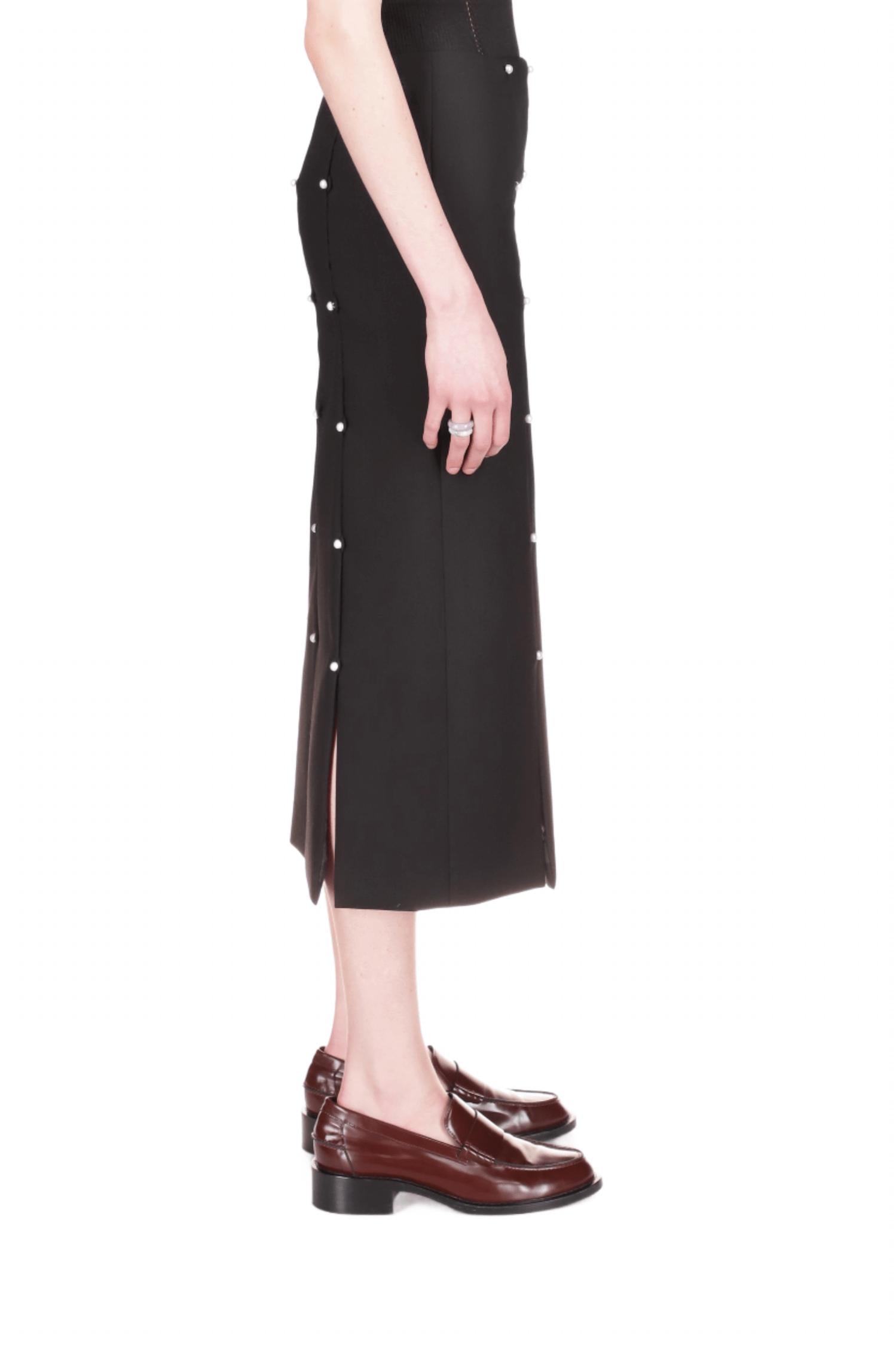 Marina Moscone - Carwash Tubino Pearl Midi Skirt