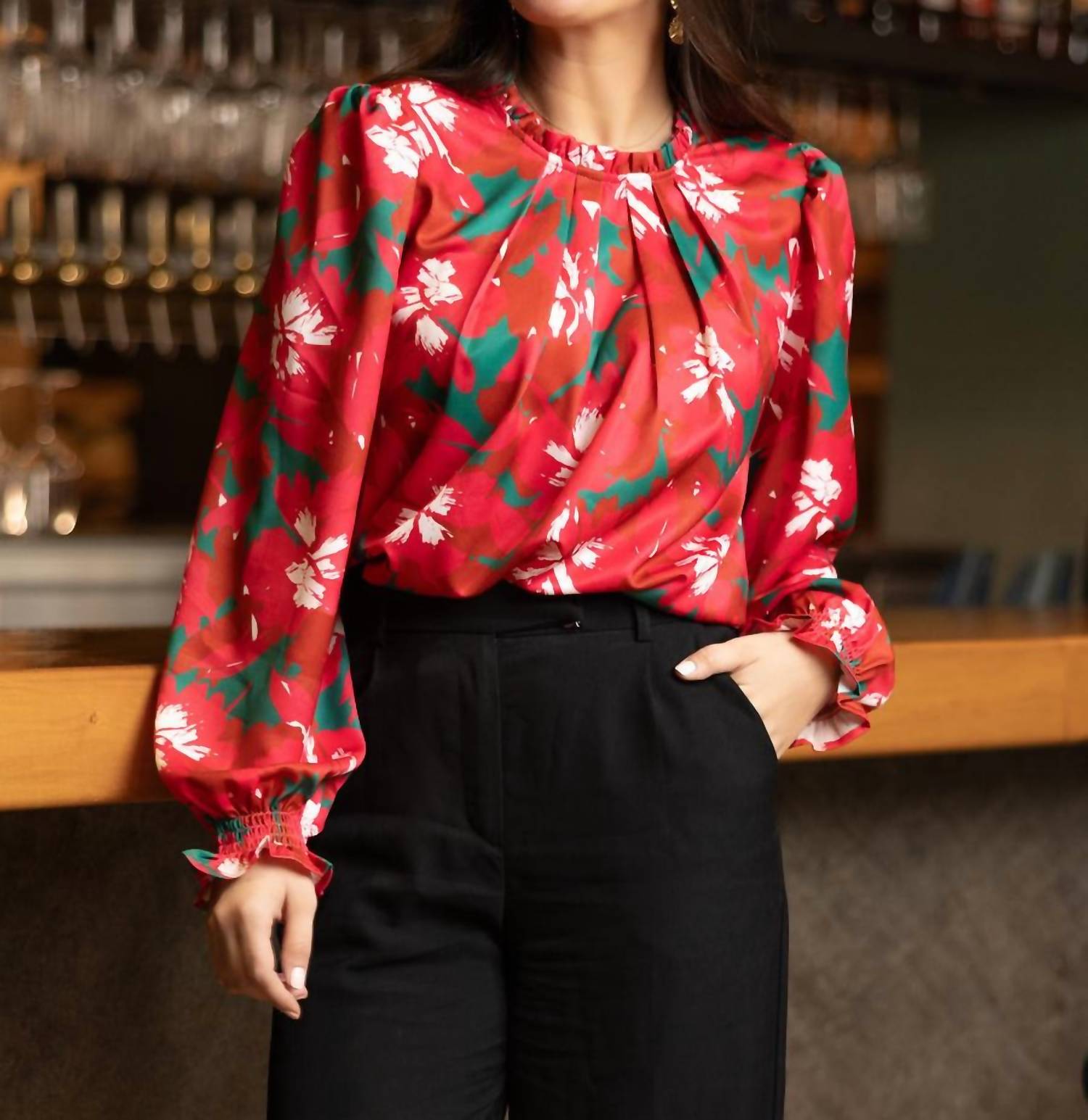 Michelle Mcdowell - Quinn Long Sleeve Blouse
