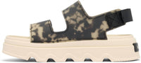 SOREL Women's Kinetic Sunchase Ankle Strap Sandal in black chalk - women's sandal