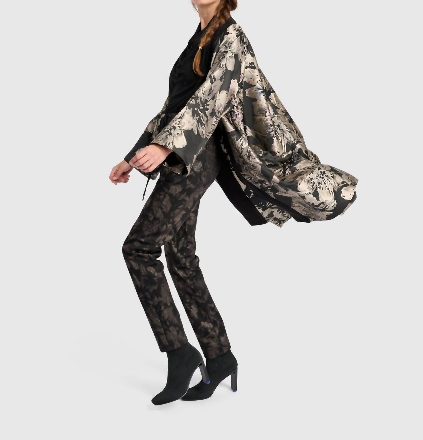 ALEMBIKA Eventide Brocade Jacket in floral - women's jacket - view 5