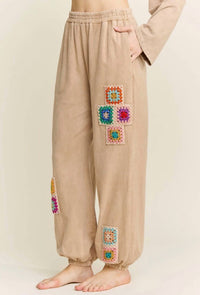 J.Her - Crochet Detail Short Sleeve Set
