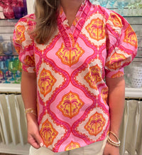 Maude Vivante - Palm Mirage Eva Top