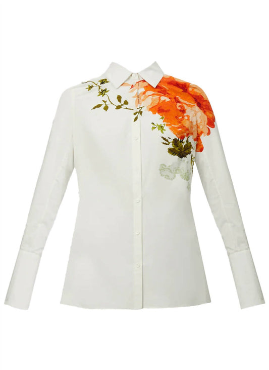 Erdem - Floral Cotton Long Sleeve Top