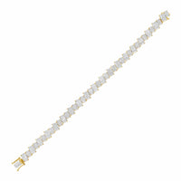 Diana M Jewels - Women's Radiant Lab-Grown Diamond Tennis Bracelet (35.00 Ct) - Signature