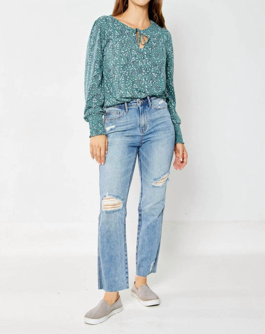 Judy Blue - High Waist Rigid Magic Destroy Straight Jeans