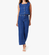 Habitual - Denver Pintuck Crop Denim Pant