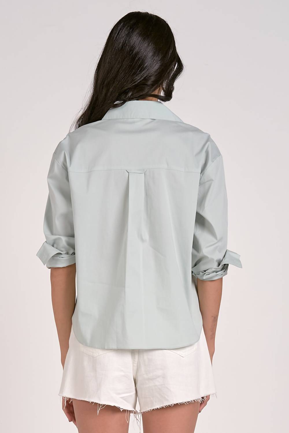 Elan - Mint Long Sleeve Top