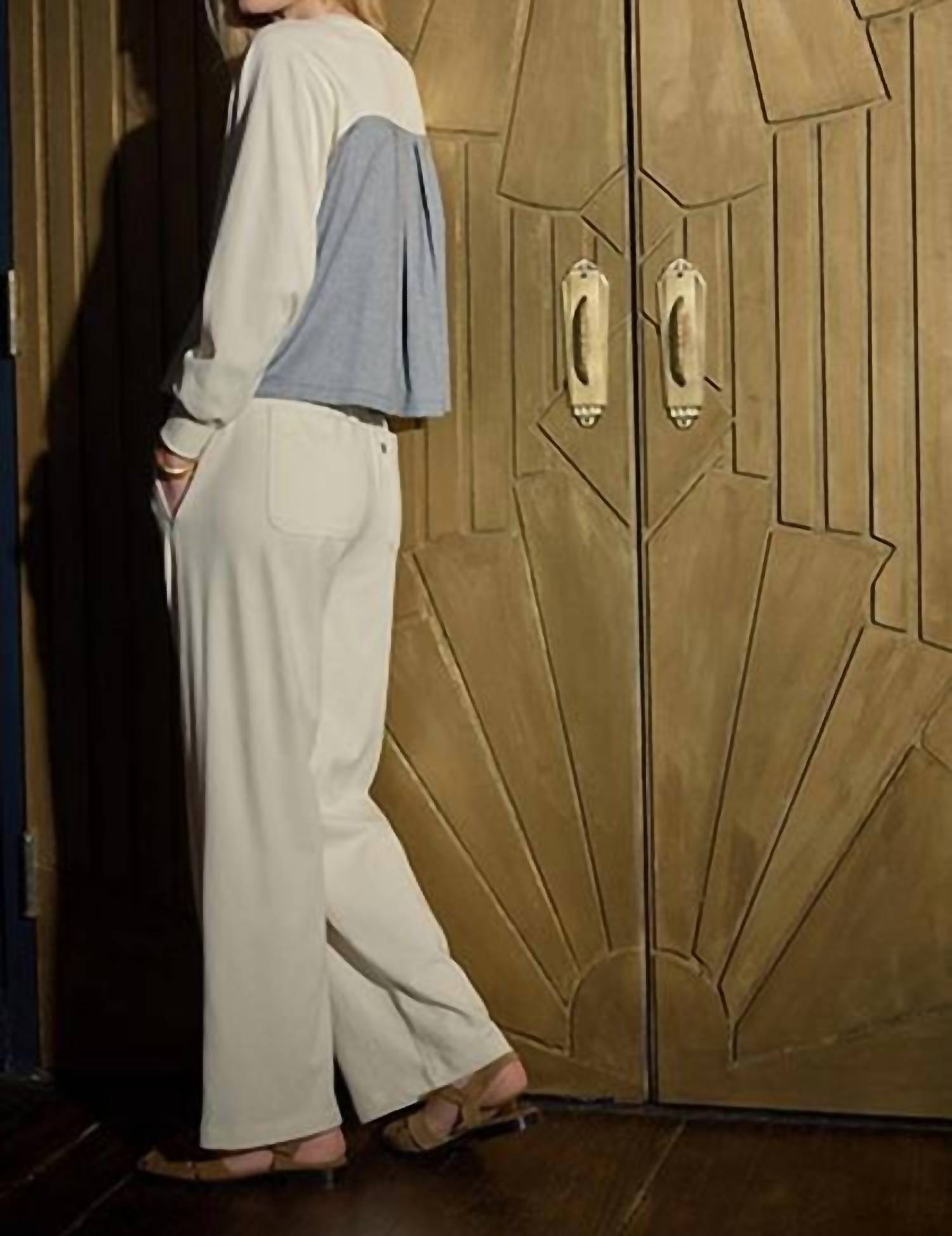 Lilla P - Drawcord Wide Leg Pant
