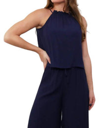 Bobi - Gathered Halter Neck Top