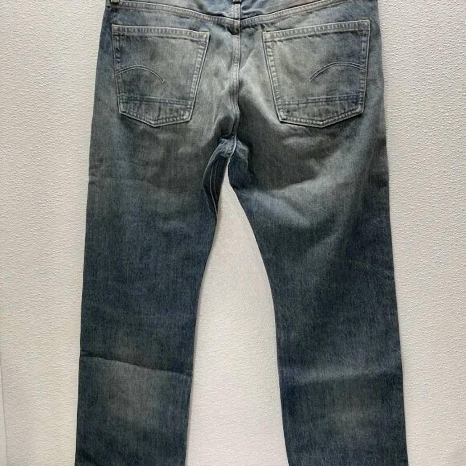 G-Star Men's Lenney Bootcut 2.0 Jeans in antique faded blue - men's jeans - detail view