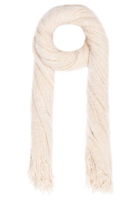 Free People Whisper Fringe Blanket Scarf in ivory - women's scarf - alternate view