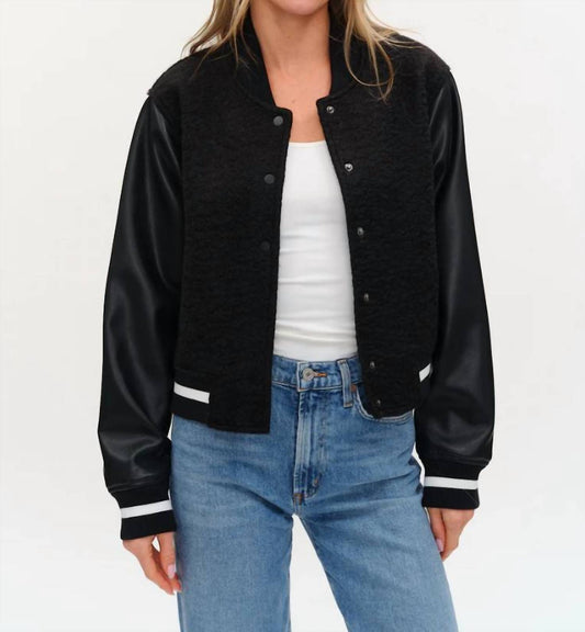 Six/Fifty - York Shearling Bomber Jacket