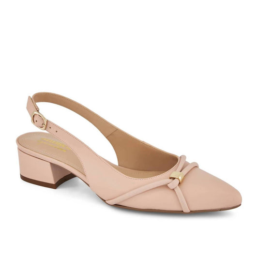 Andrea - Women's Slingback Low Heel Pumps