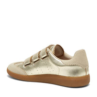 SILENT D Women's Seena Sneaker in gold - women's sneaker - detail view