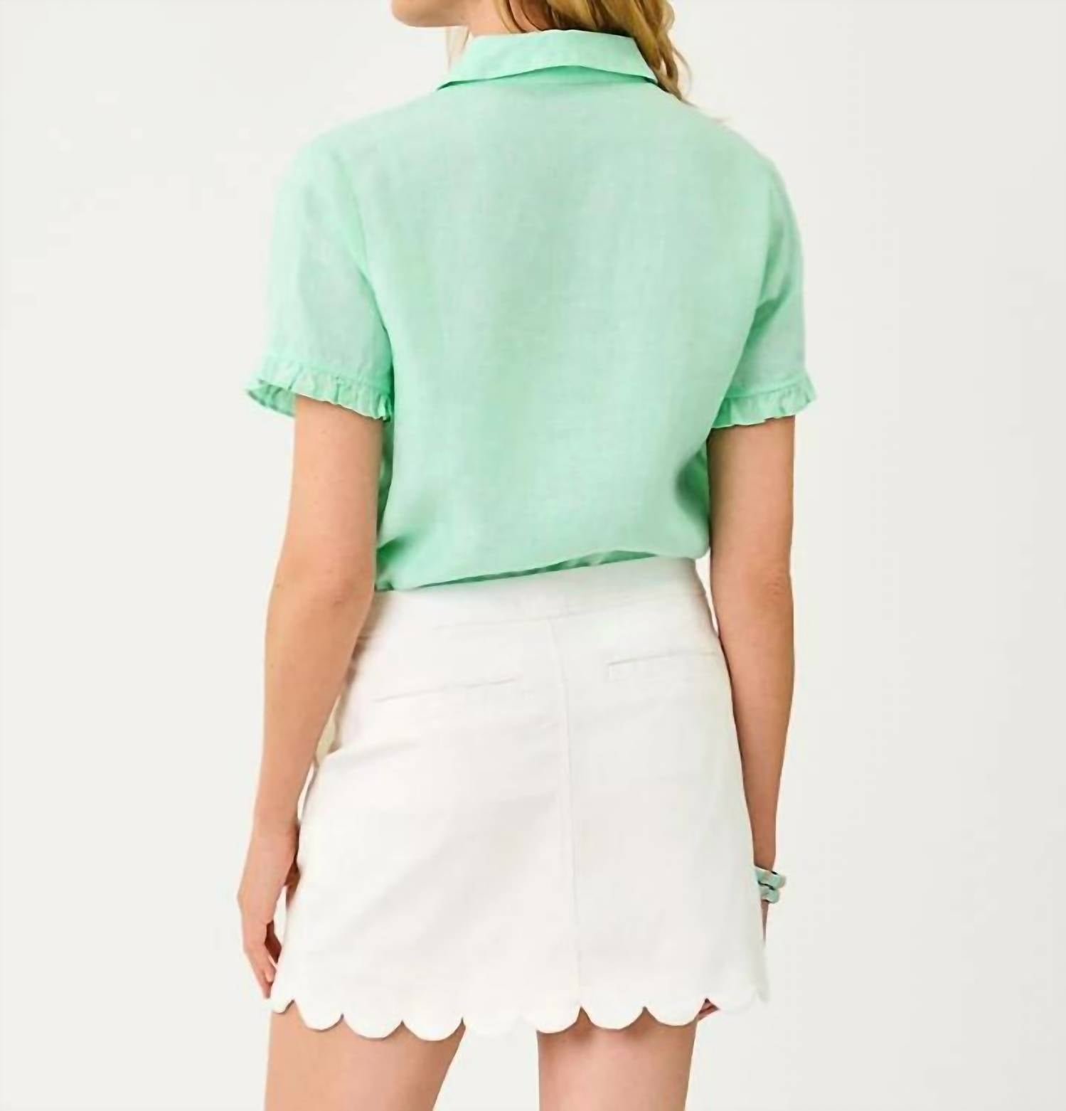 Lilly Pulitzer - CARDEN RUFFLE TOP