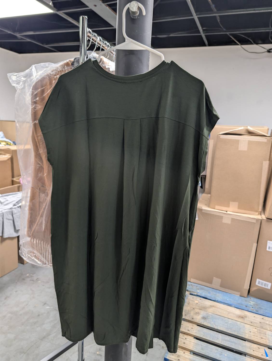 Eileen Fisher - WOMEN'S CREW NECK BOXY DRESS