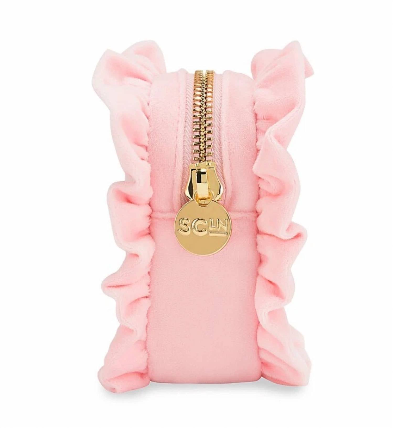 Stoney Clover Lane - Women's Velvet Ruffle Mini Pouch With Star - Pre-sewn