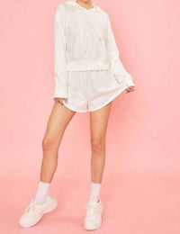 Main Strip - Hot Fix Trim Hoodie Sweater Set