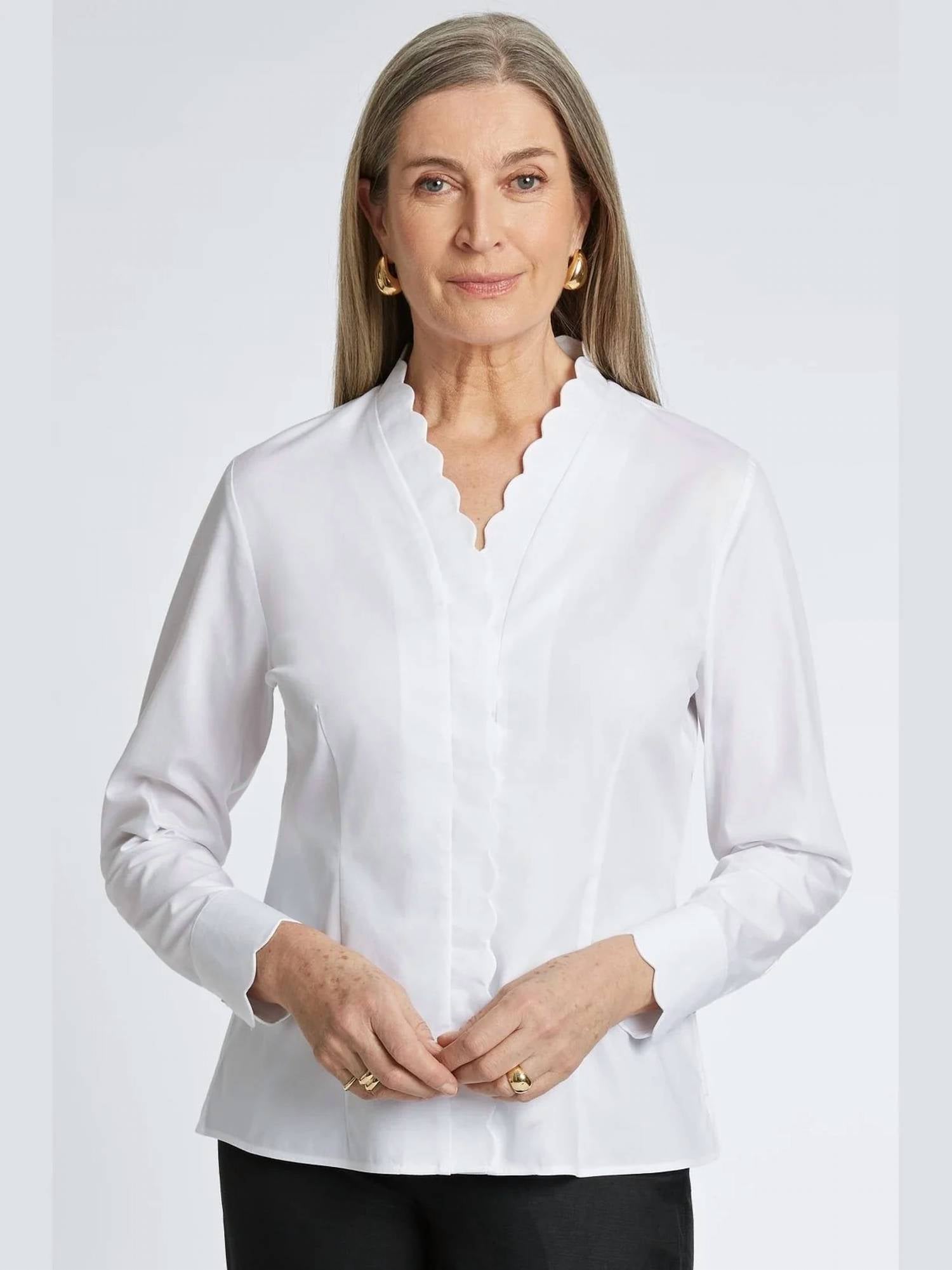 Foxcroft - Bridget Button Down Blouse
