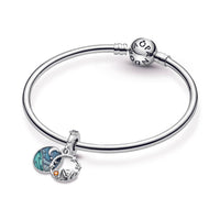 Pandora - Camping Night Sky Double Dangle Charm
