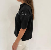 Terra - Angela Short Sleeve Boxy Top