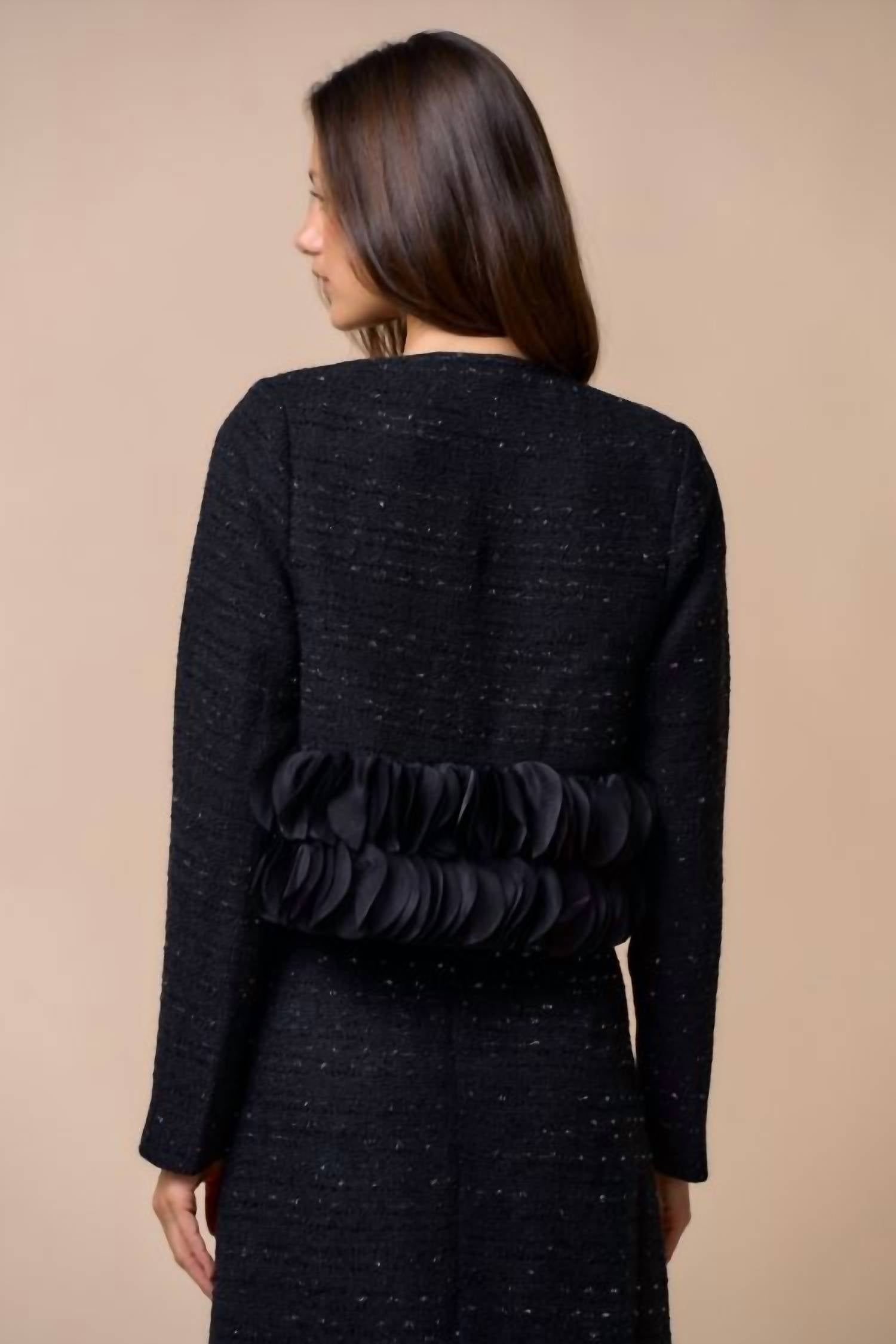 Lalavon - Tweed Cropped Jacket