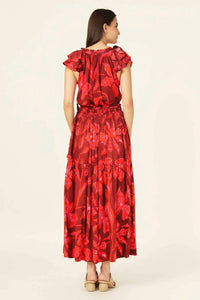 OMIKA Wilora Floral Blouse in lia macaw - women's blouse - alternate view