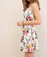 Entro - Ready For Spring Floral A-line Dress