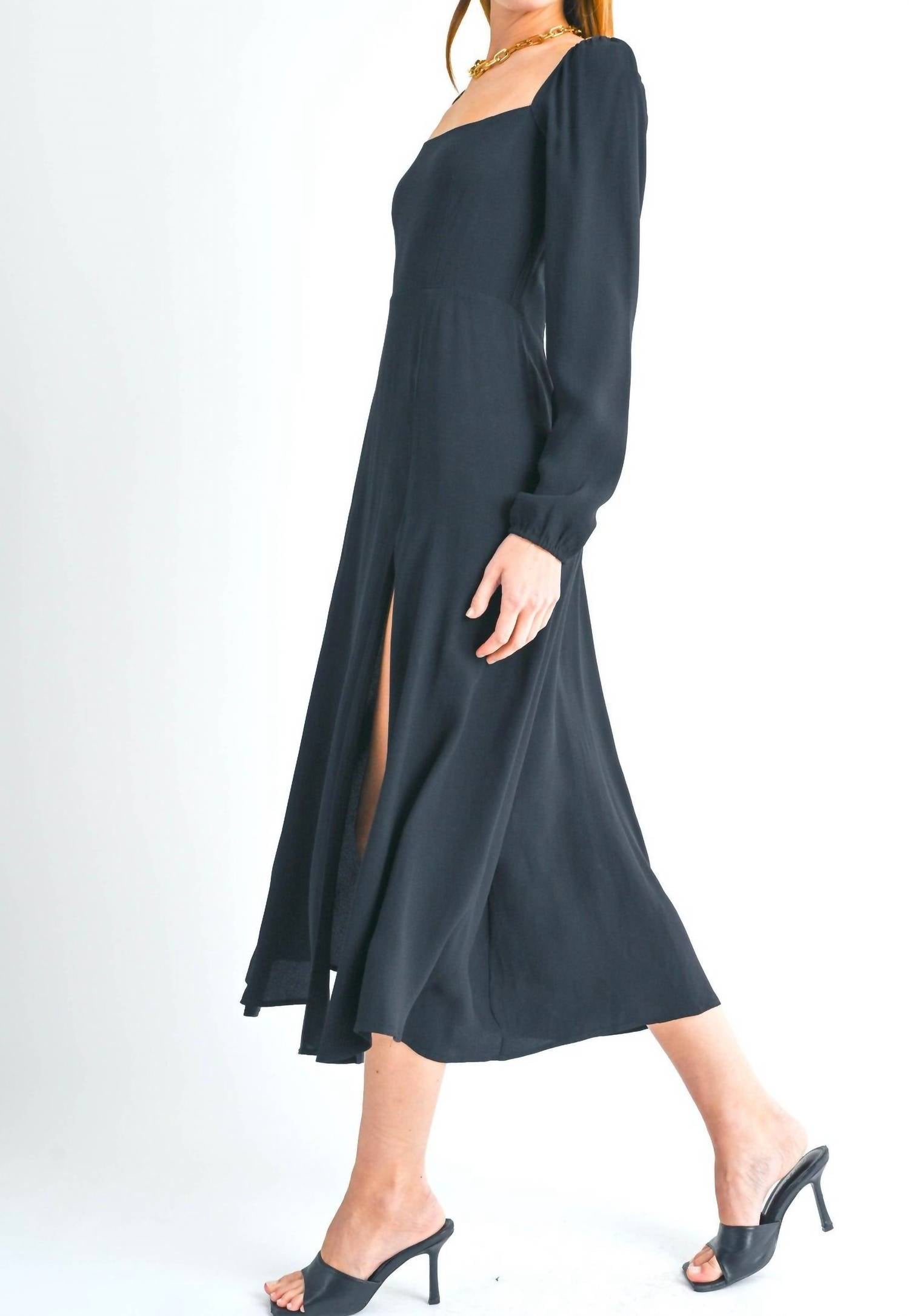 Reset By Jane - Long Square Neck Dress