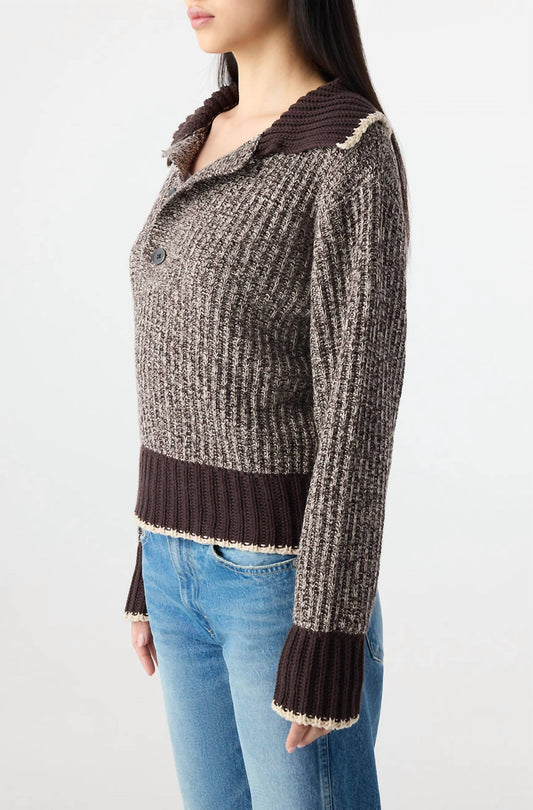 Amo - Bobbie Button-front Sweater