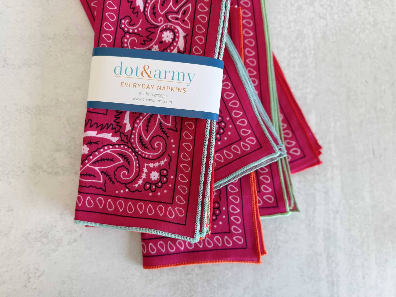 Dot & Army - Bandana Cloth Napkins Set