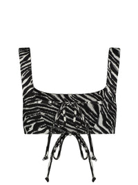 Matthew Bruch - Anna Tie Back Crop Top