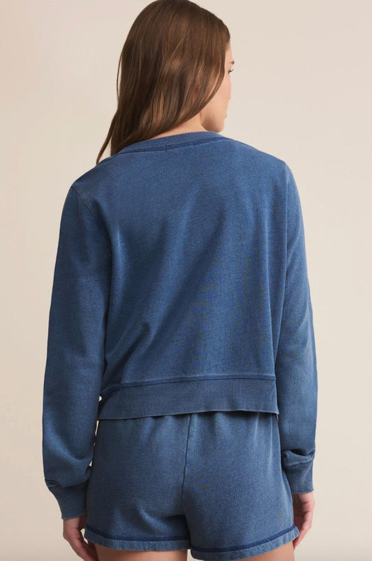 Z Supply - Daily Knit Denim Cardigan