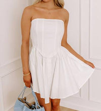 Baby Pink - Corset Mini Dress