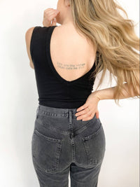 Agolde - Women's Sutton V Back Bodysuit