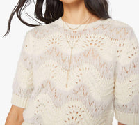 Mother - Powder Puff Short Sleeve Sweater