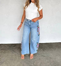 Blakeley - Evie Floral Embroidered Jeans