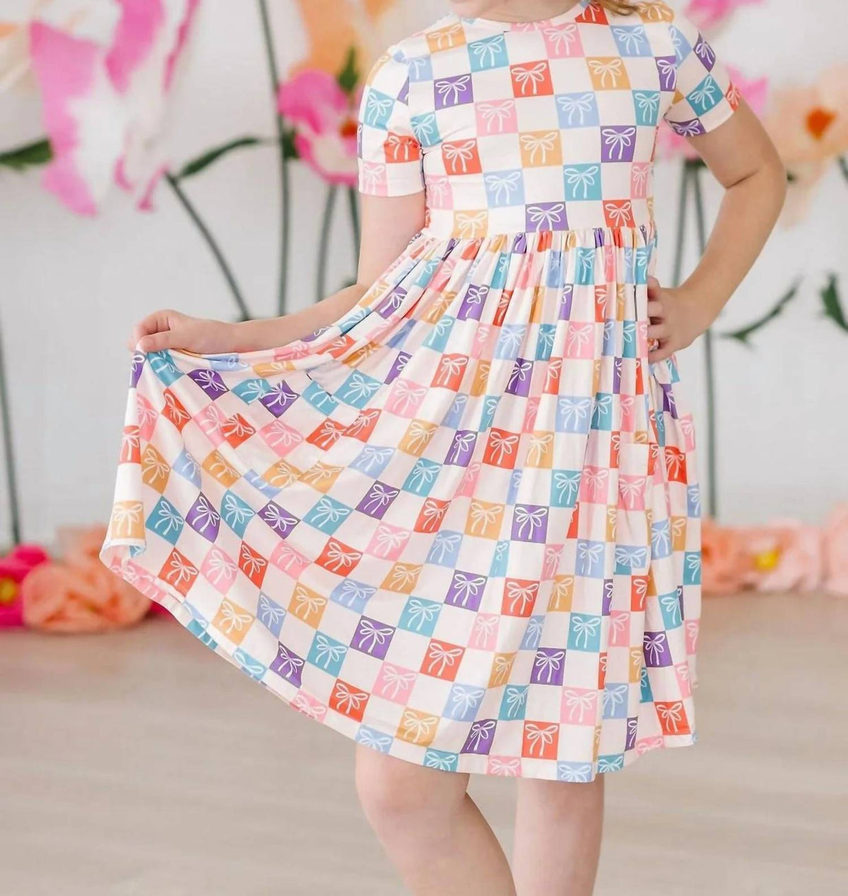 Mila & Rose - Short Sleeve Pocket Twirl Dress