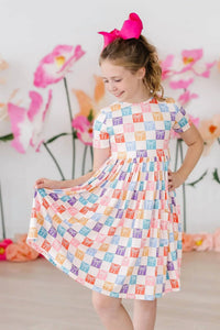 Mila & Rose - Short Sleeve Pocket Twirl Dress
